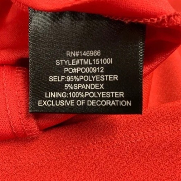 Crystal Doll Juniors Size 9 Mini Dress Red Sweetheart Bodycon Party Holiday Glam - Picture 5 of 6